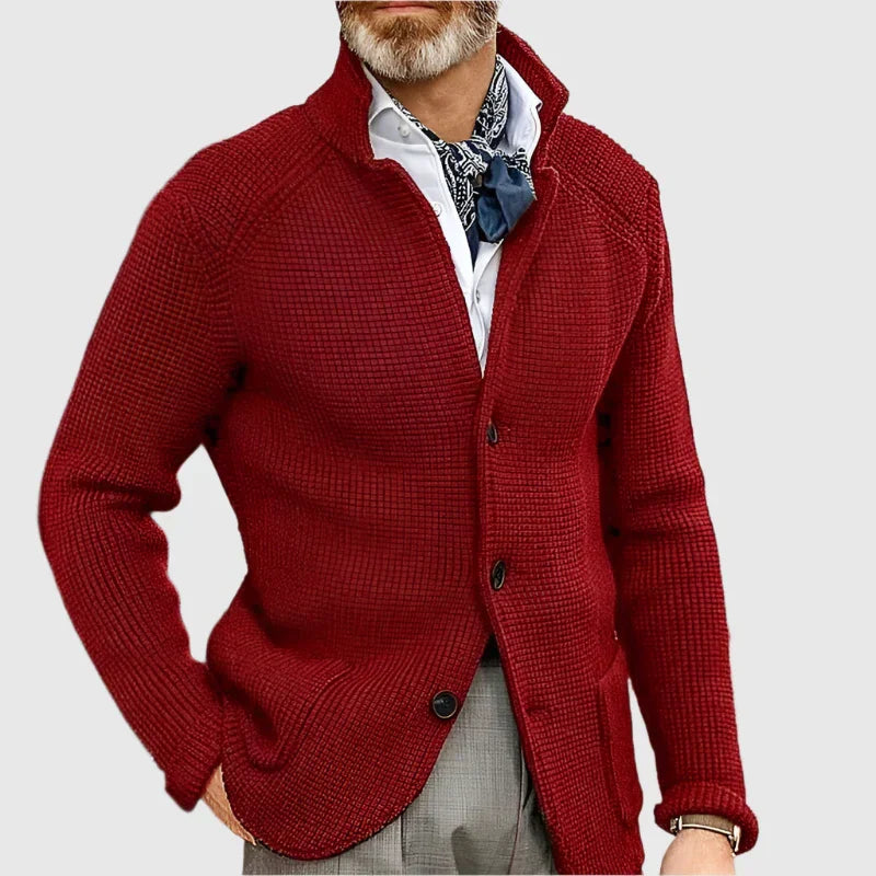 Arnold - Gilet cardigan homme style militaire rétro