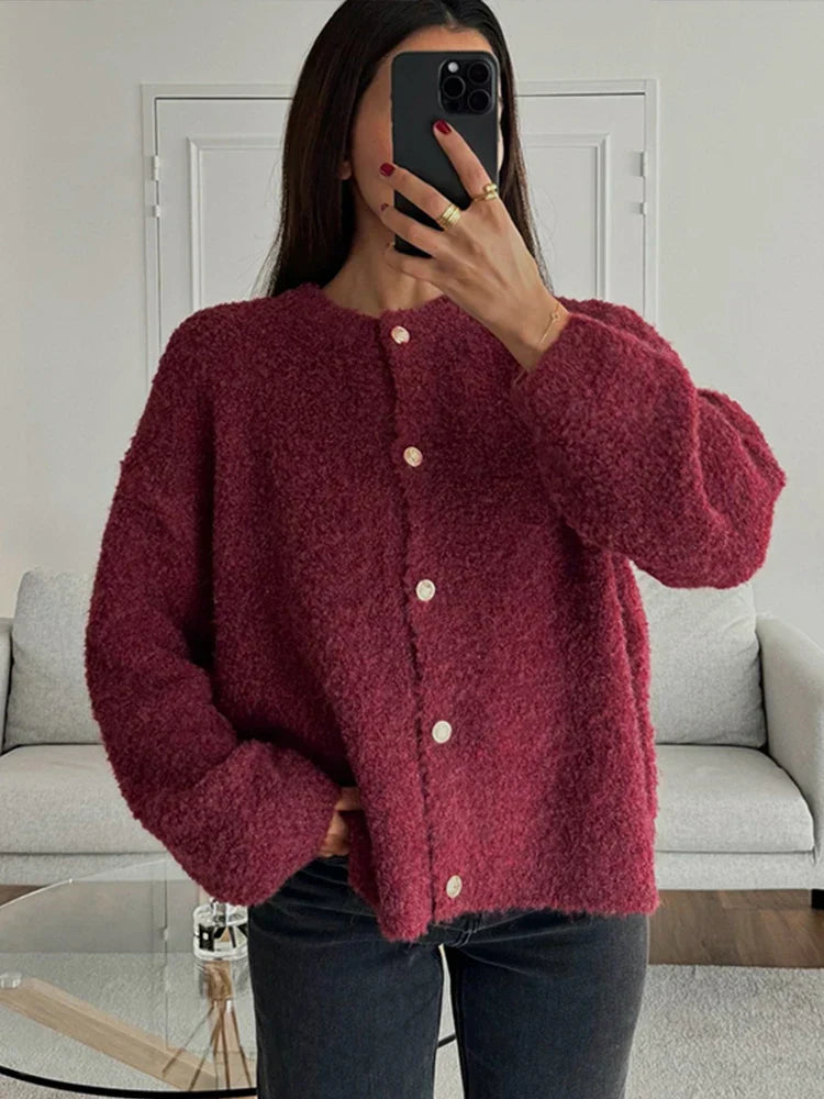 Jacinta – Cárdigan Vintage Clásico
