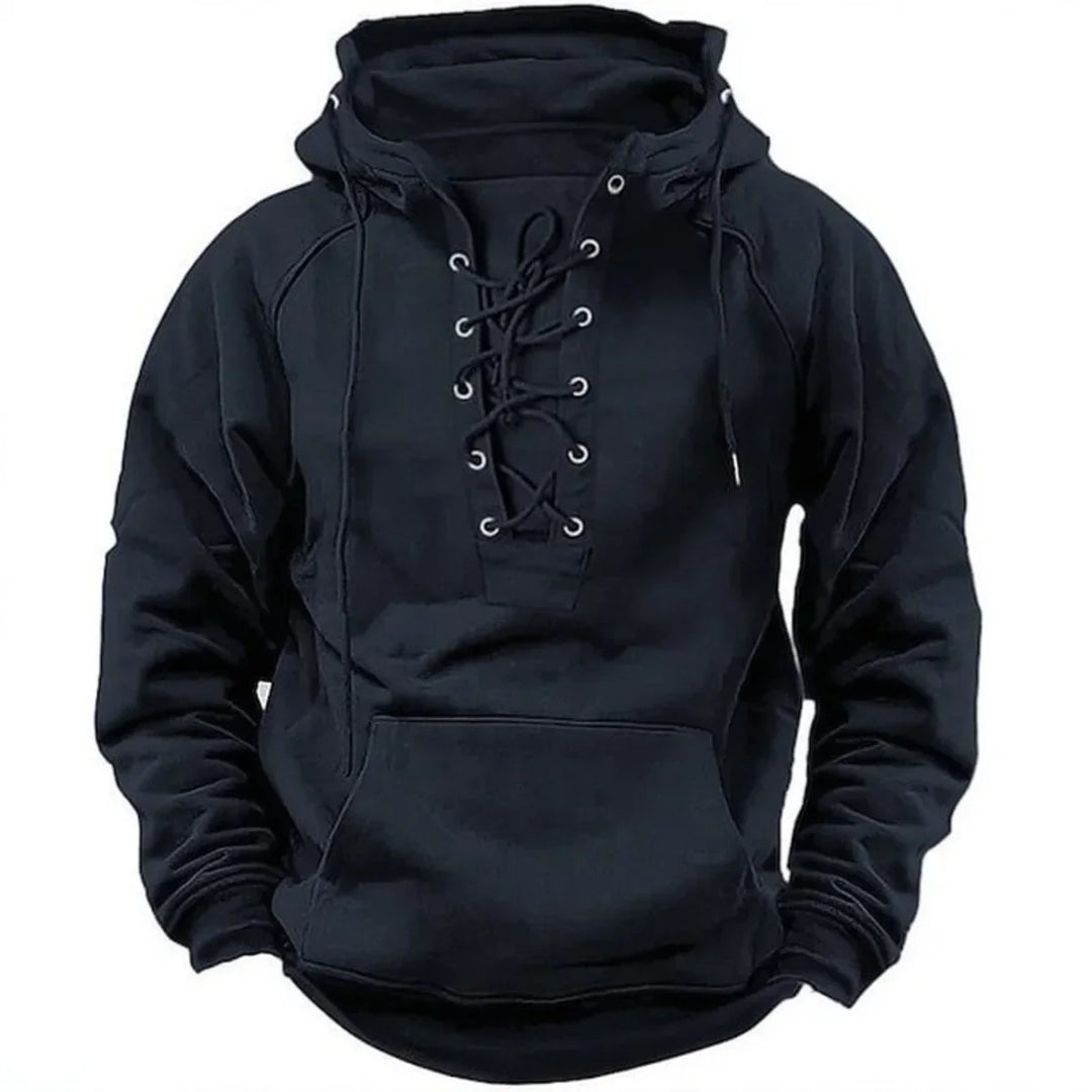 Leon – Retro Outdoor Hoodie with Laces
