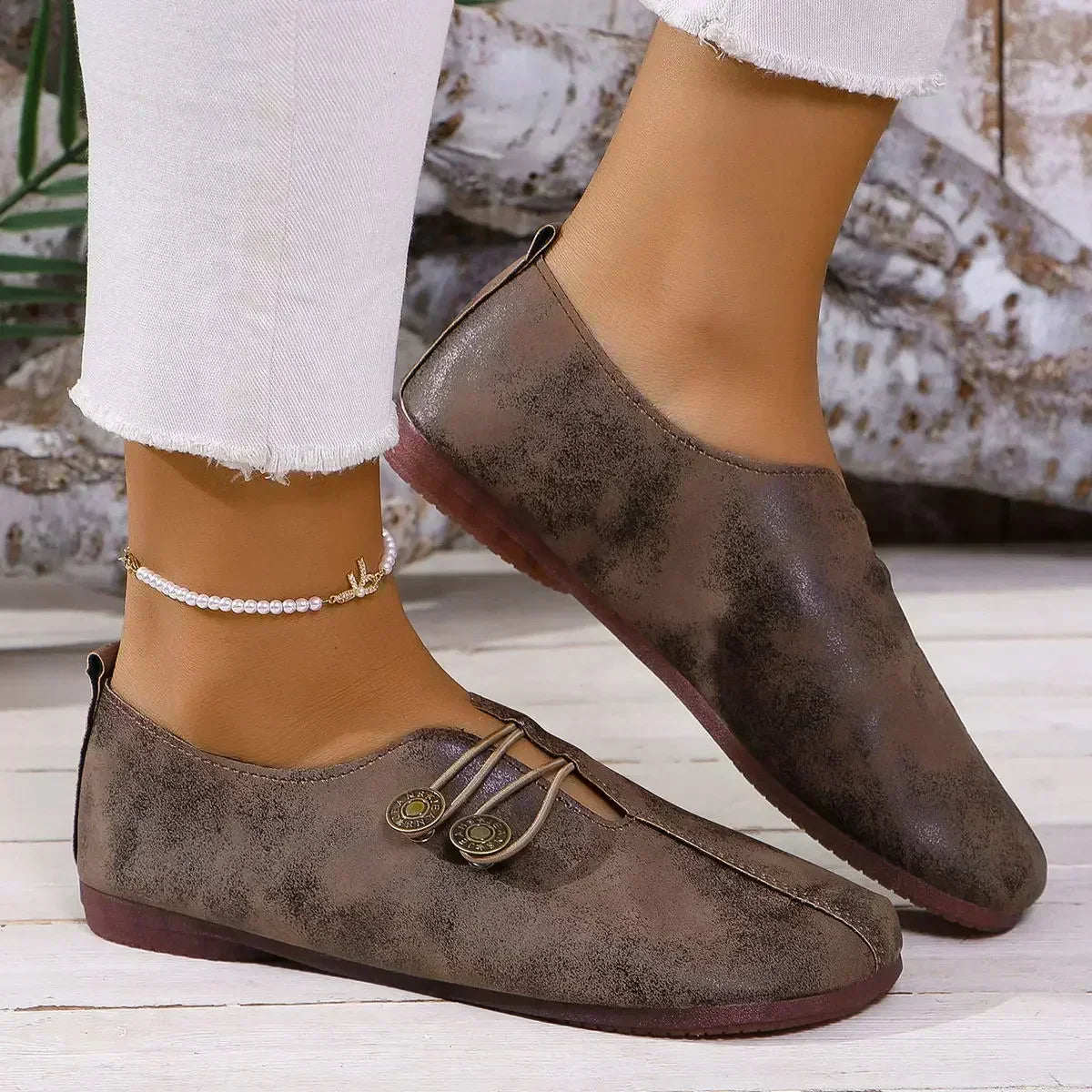Jaimy | Mocasines de Gamuza Suave para Mujer™