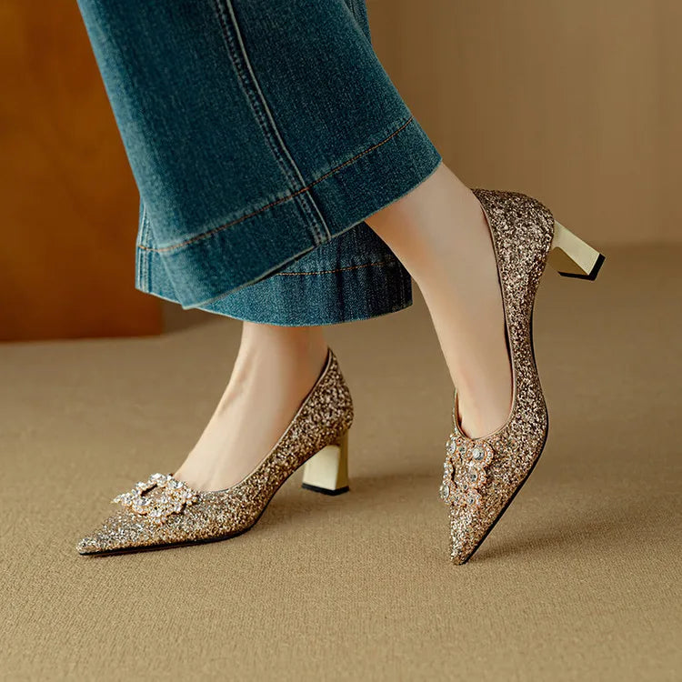 Lodičky Gloria Glitter