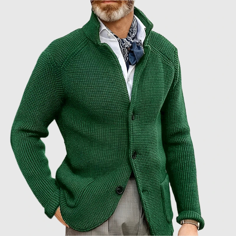 Arnold - Gilet cardigan homme style militaire rétro