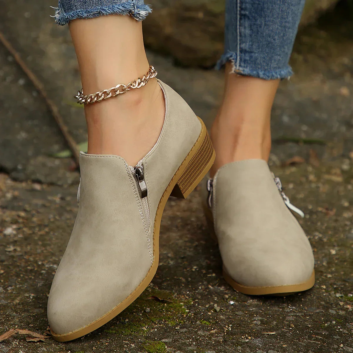 Maia™ | Bottines zippées SleekShield