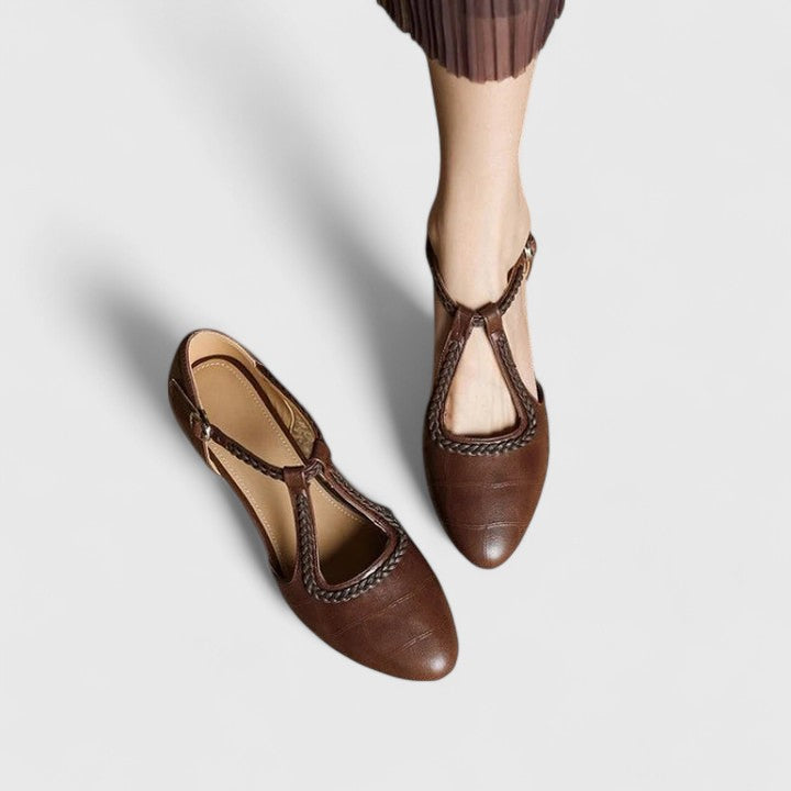 Delphine | Sandalias planas elegantes