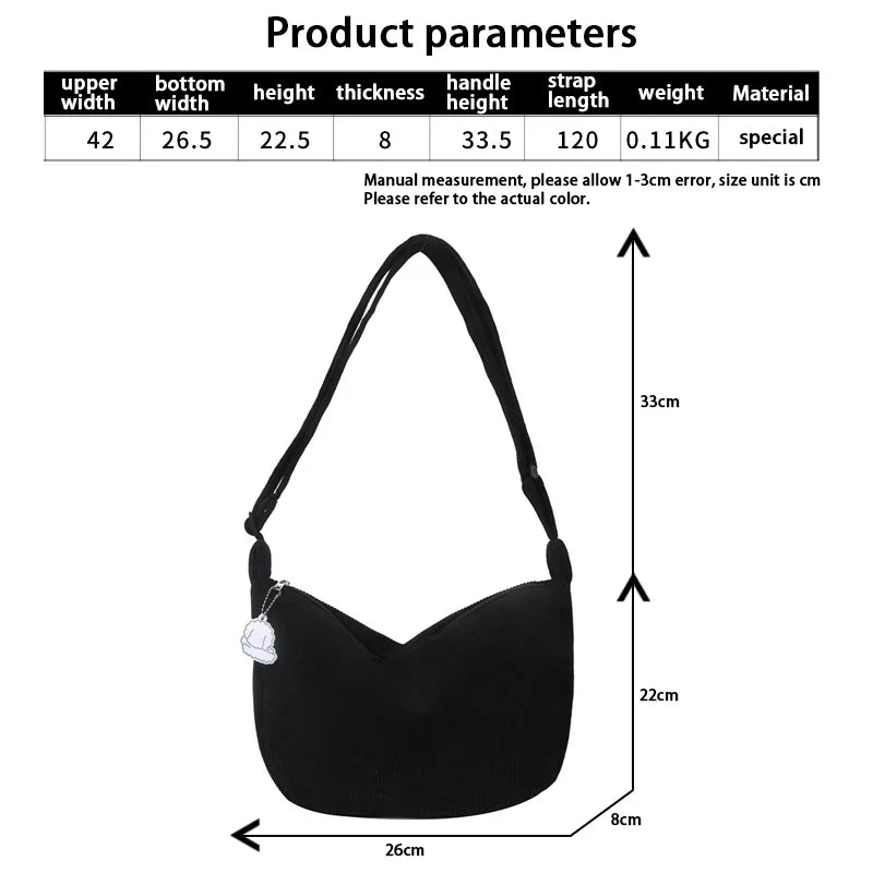 Bolsos de Hombro Cordura para Mujeres