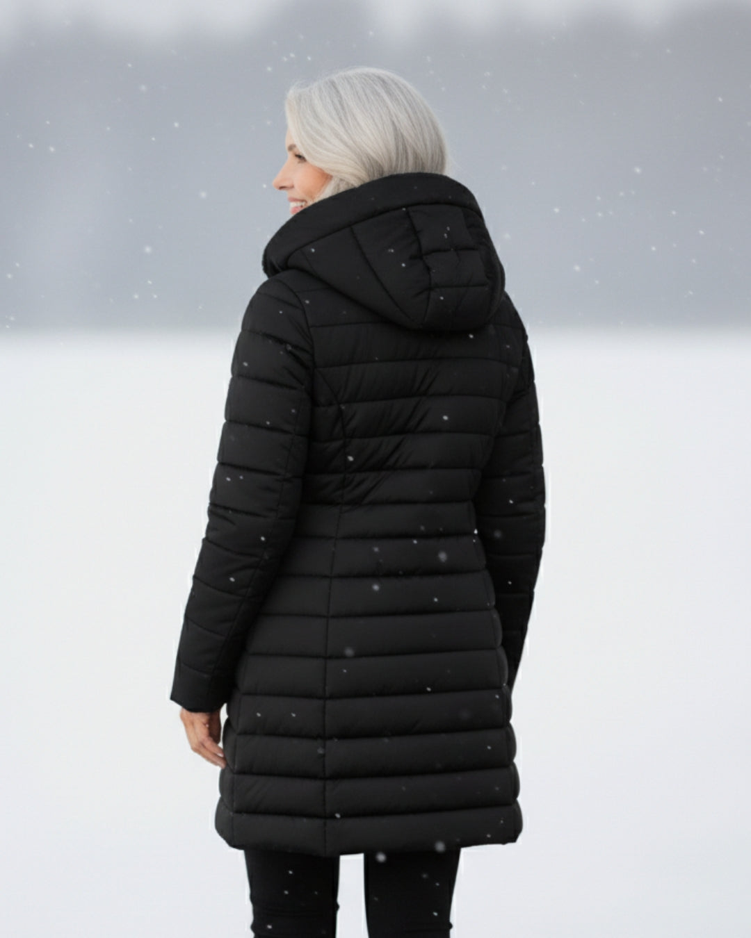 Lianda™ – Warm Fleece-Lined Puffer Coat with Flattering A-Line Fit
