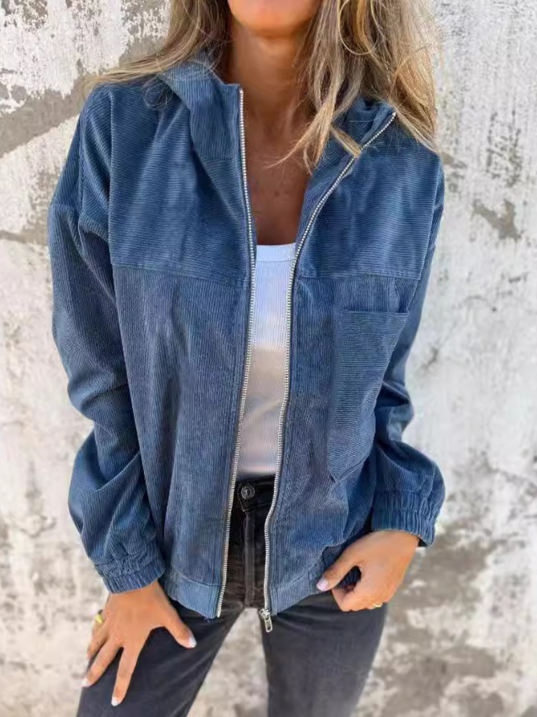 CHAQUETA CON CAPUCHA AMARA