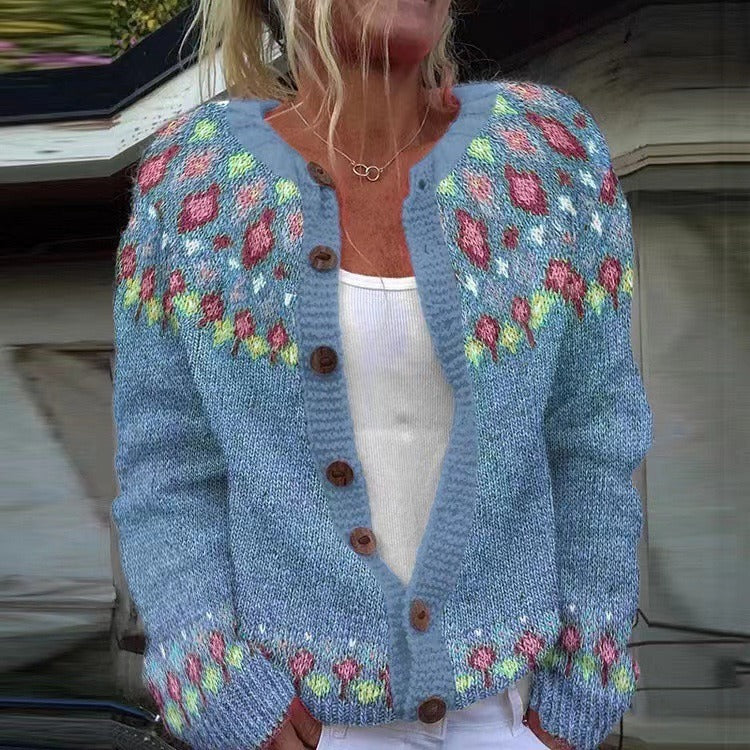 Quinnie | Cardigan vintage en laine islandaise
