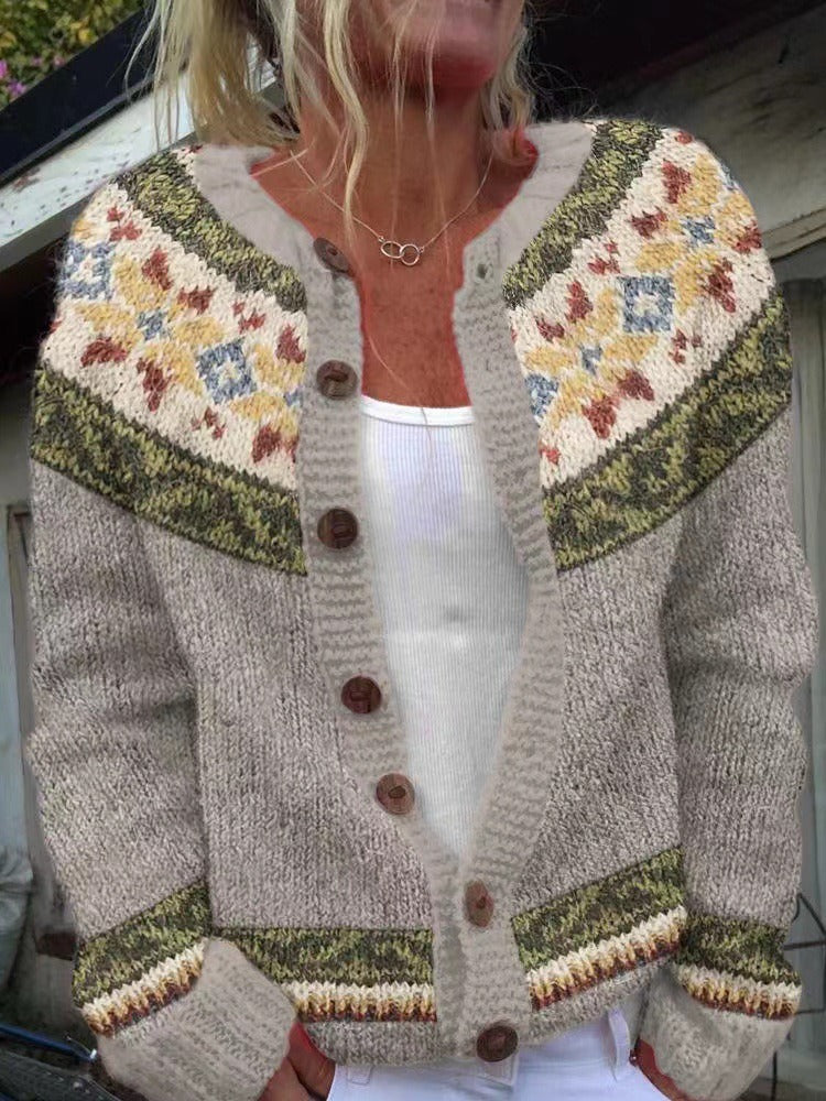 Autumn | Vintage Icelandic Wool Cardigan