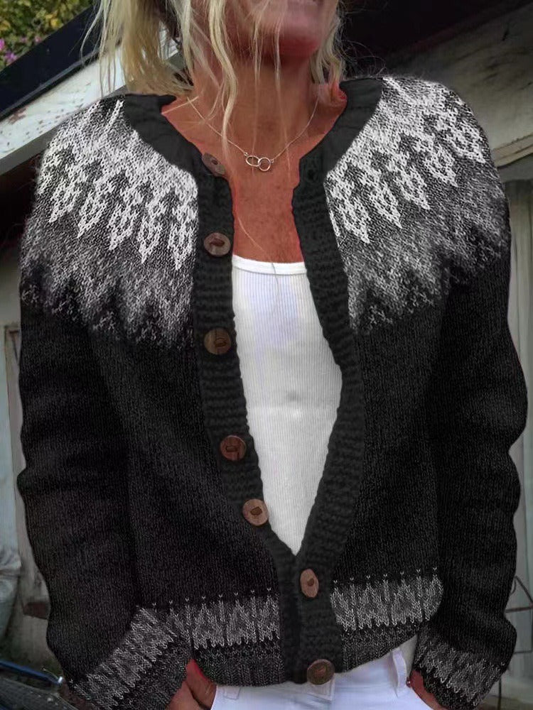 Nevaeh | Cardigan en Laine Islandaise Vintage