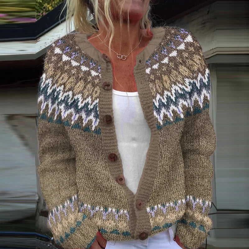Cora | Vintage Icelandic Wool Cardigan