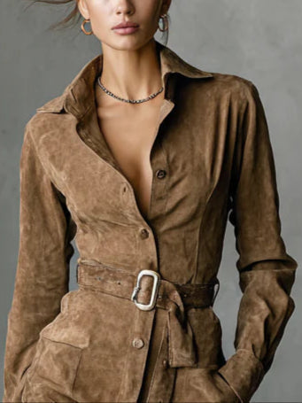 Jéssara - Robe Classique Boutonnée