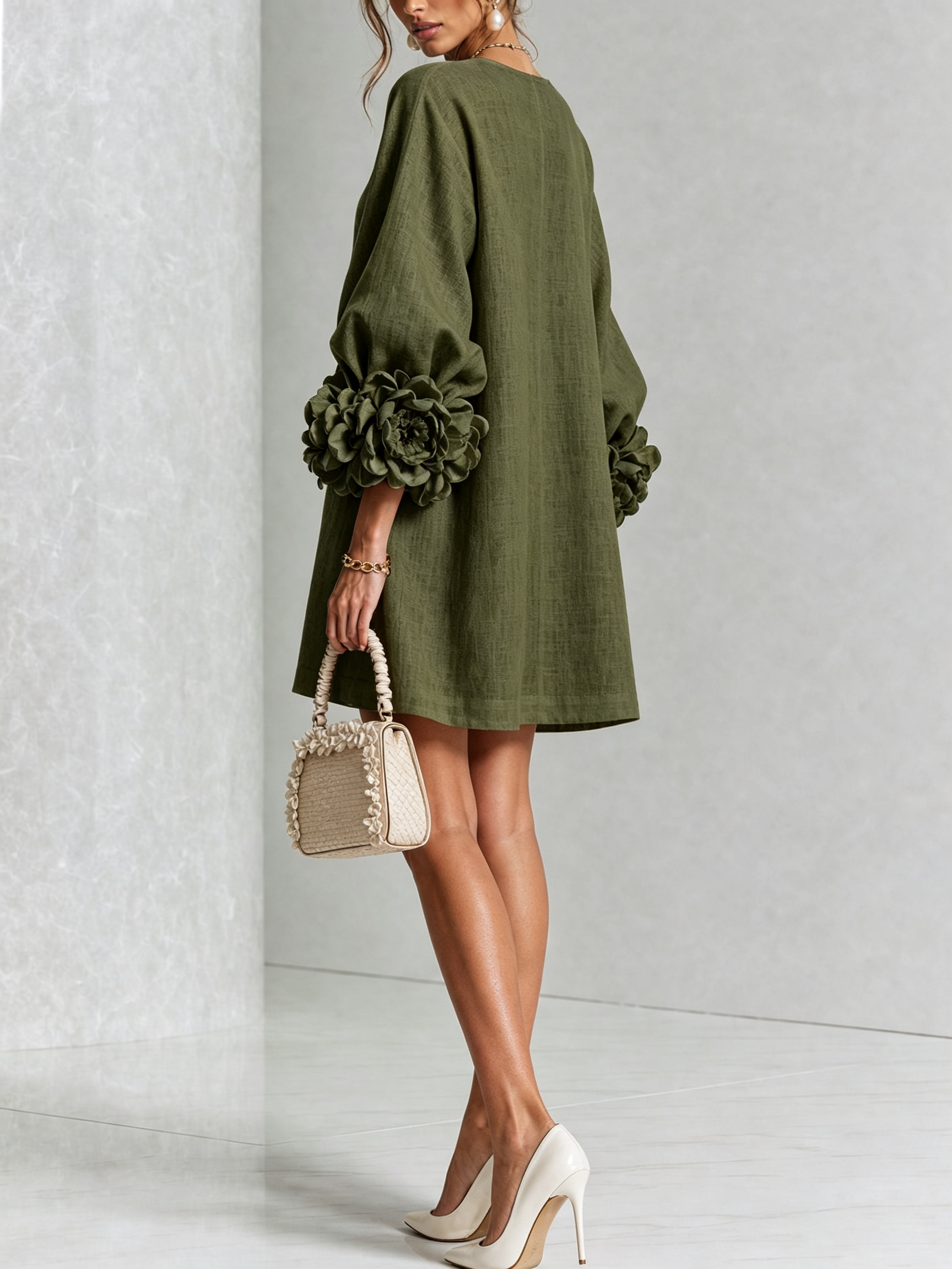 Saralyn - Sculptural Mini Dress
