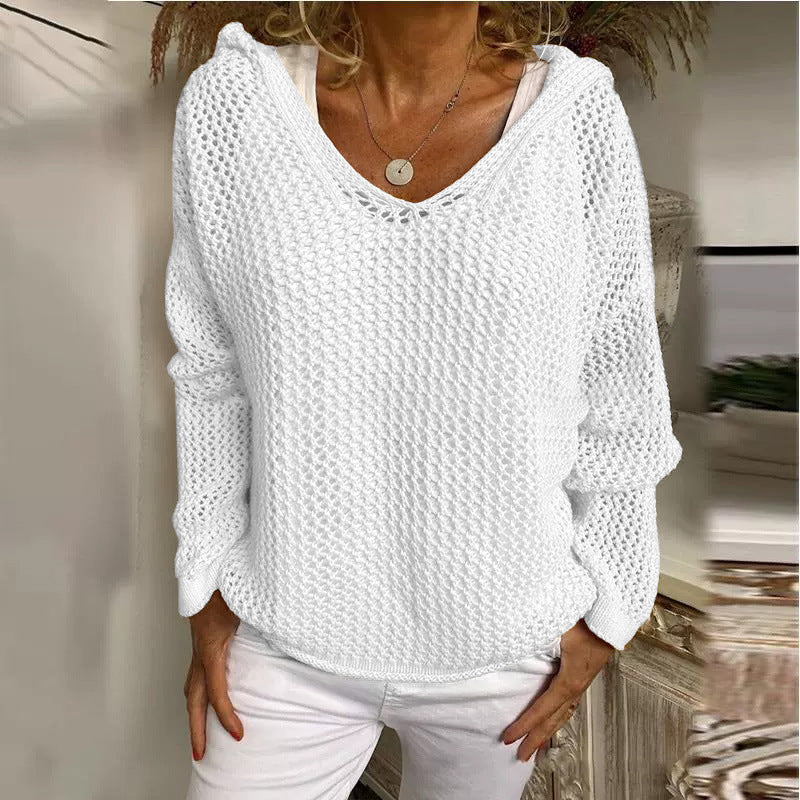 Delia – Loose-Fit Open Knit Sweater