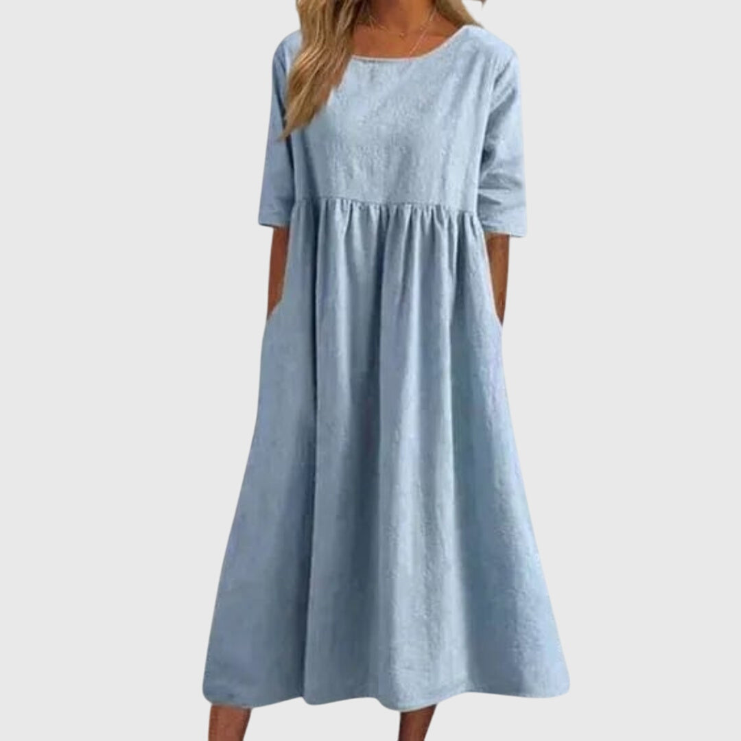 Haisley™ | Elegantní šaty s krátkým rukávem
