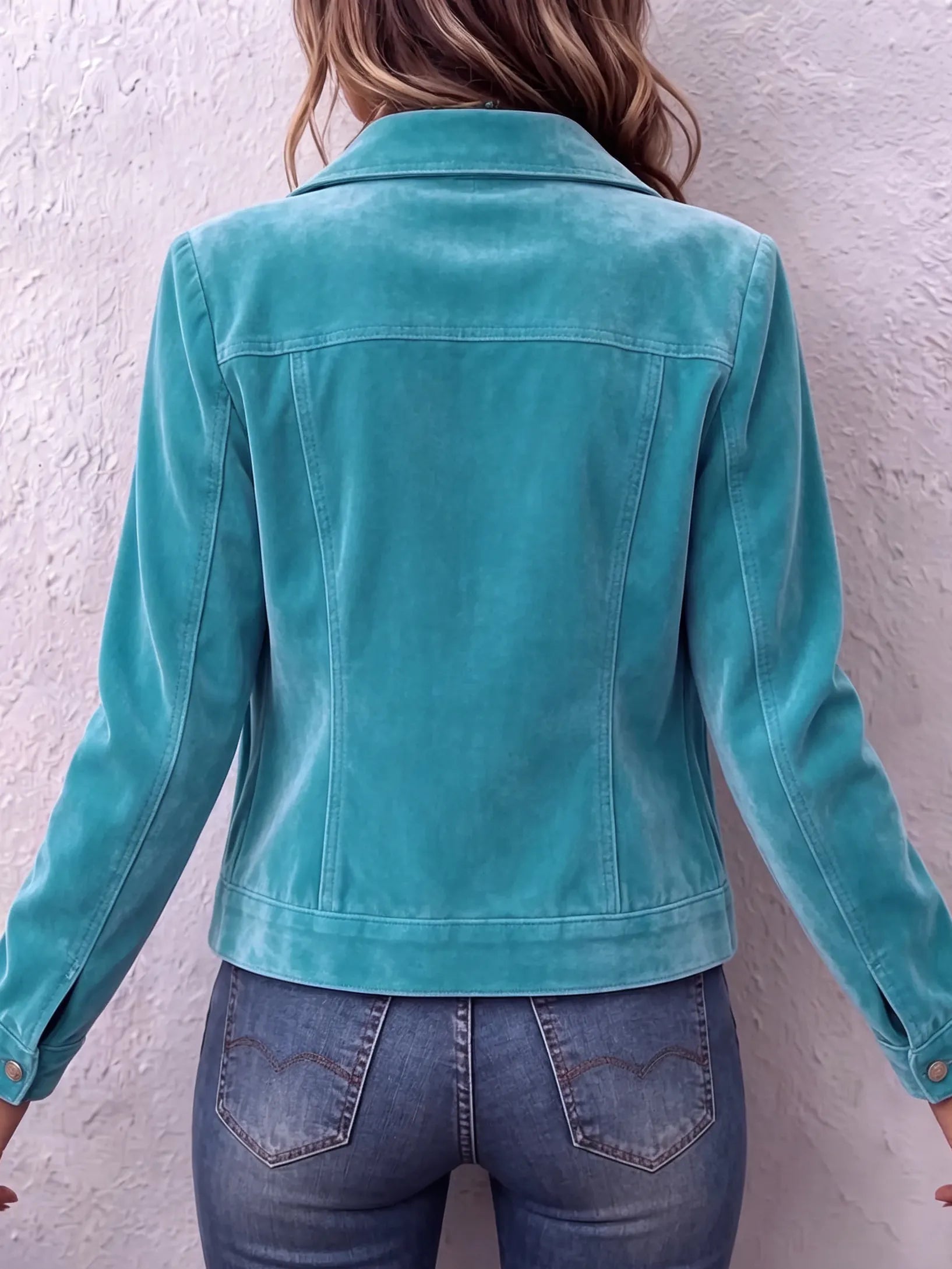 Amandria - Vintage Wash Button Jacket