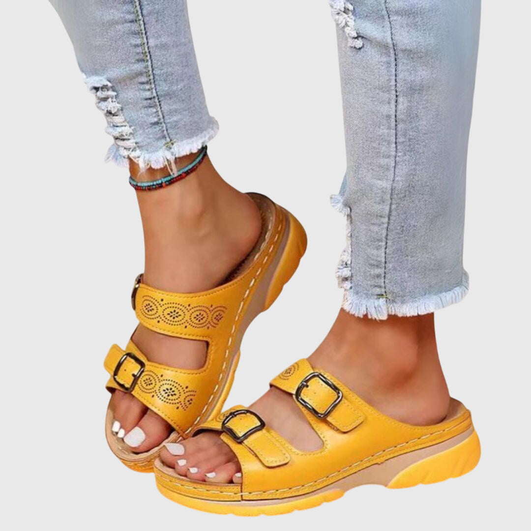 Olivia™ | Sandales orthopédiques en cuir
