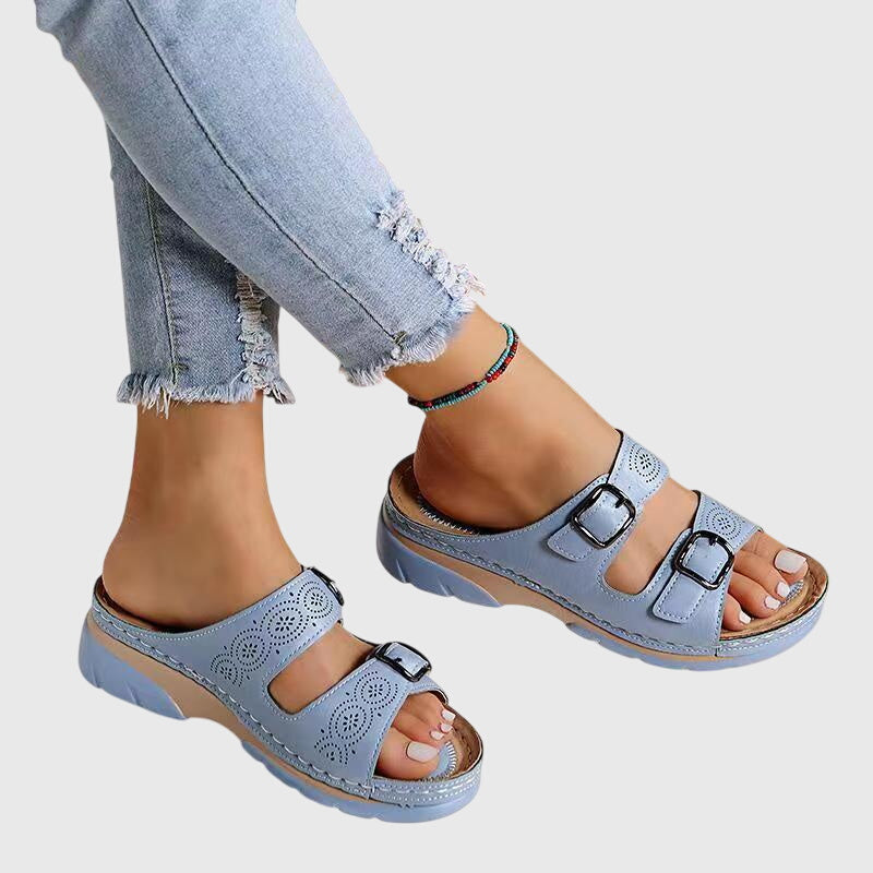 Olivia™ | Sandales orthopédiques en cuir