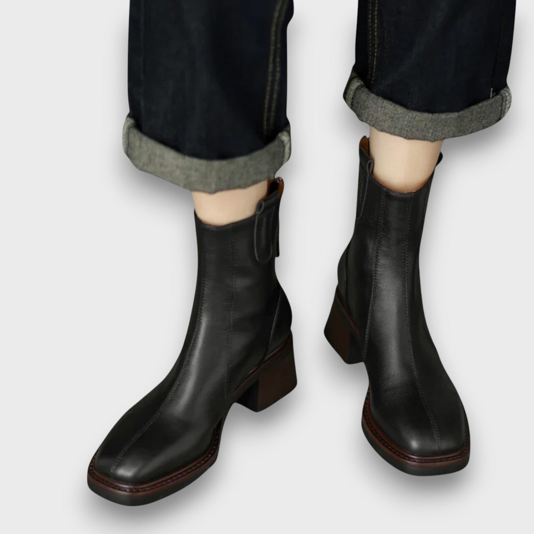 Fien | Bottines Classiques en Cuir