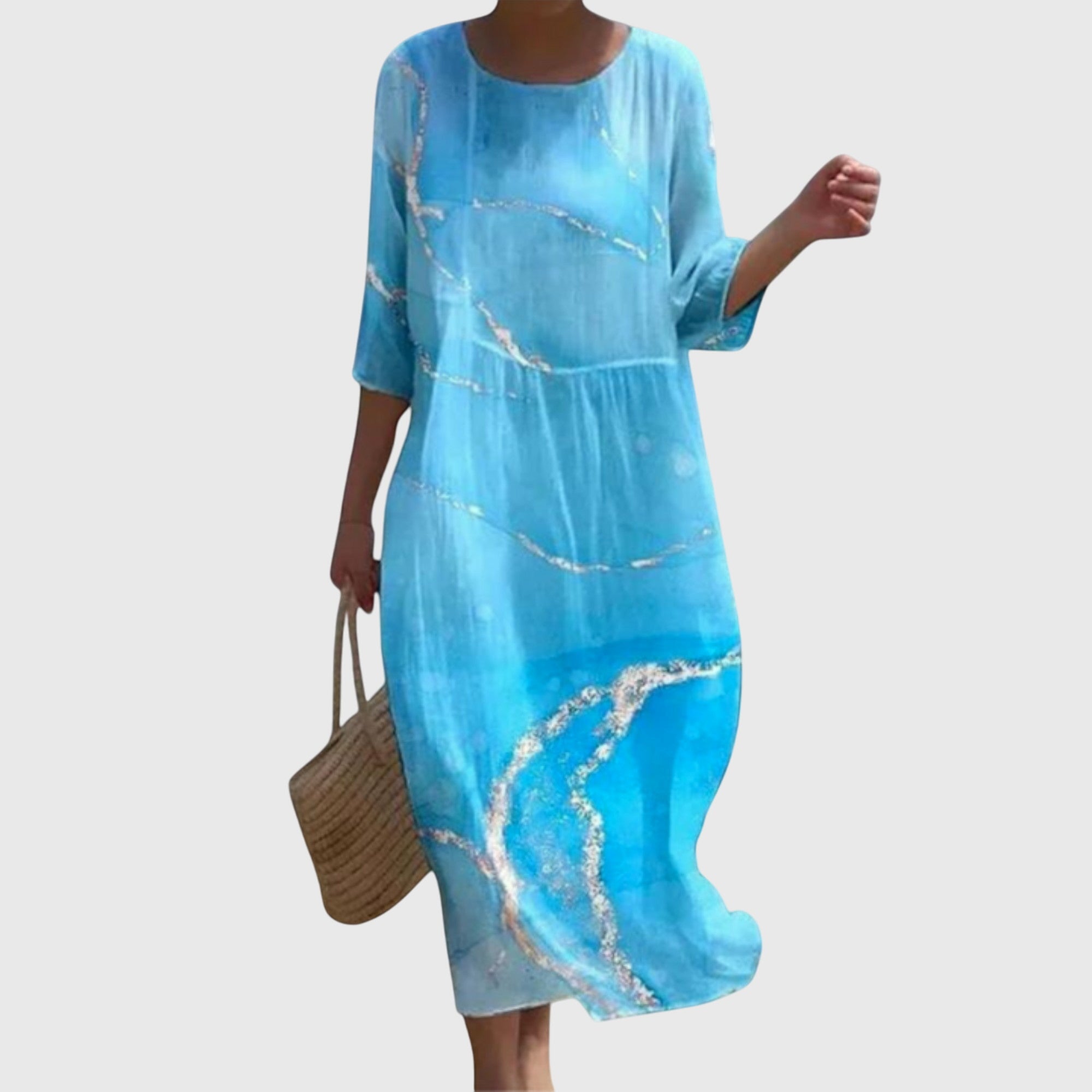 Hayley™ | Stylové květované maxi šaty