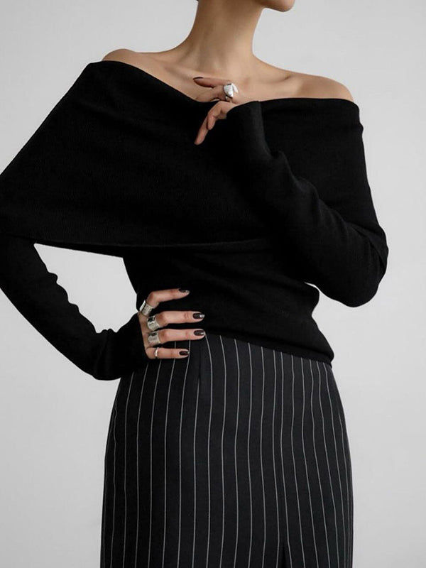 Erica | Suéter Elegante con Hombros Descubiertos