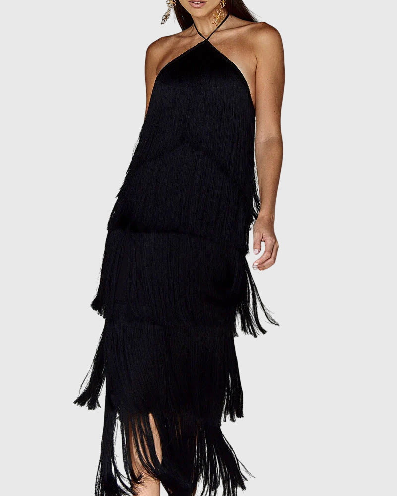 Artiselle™ - Robe à pompons