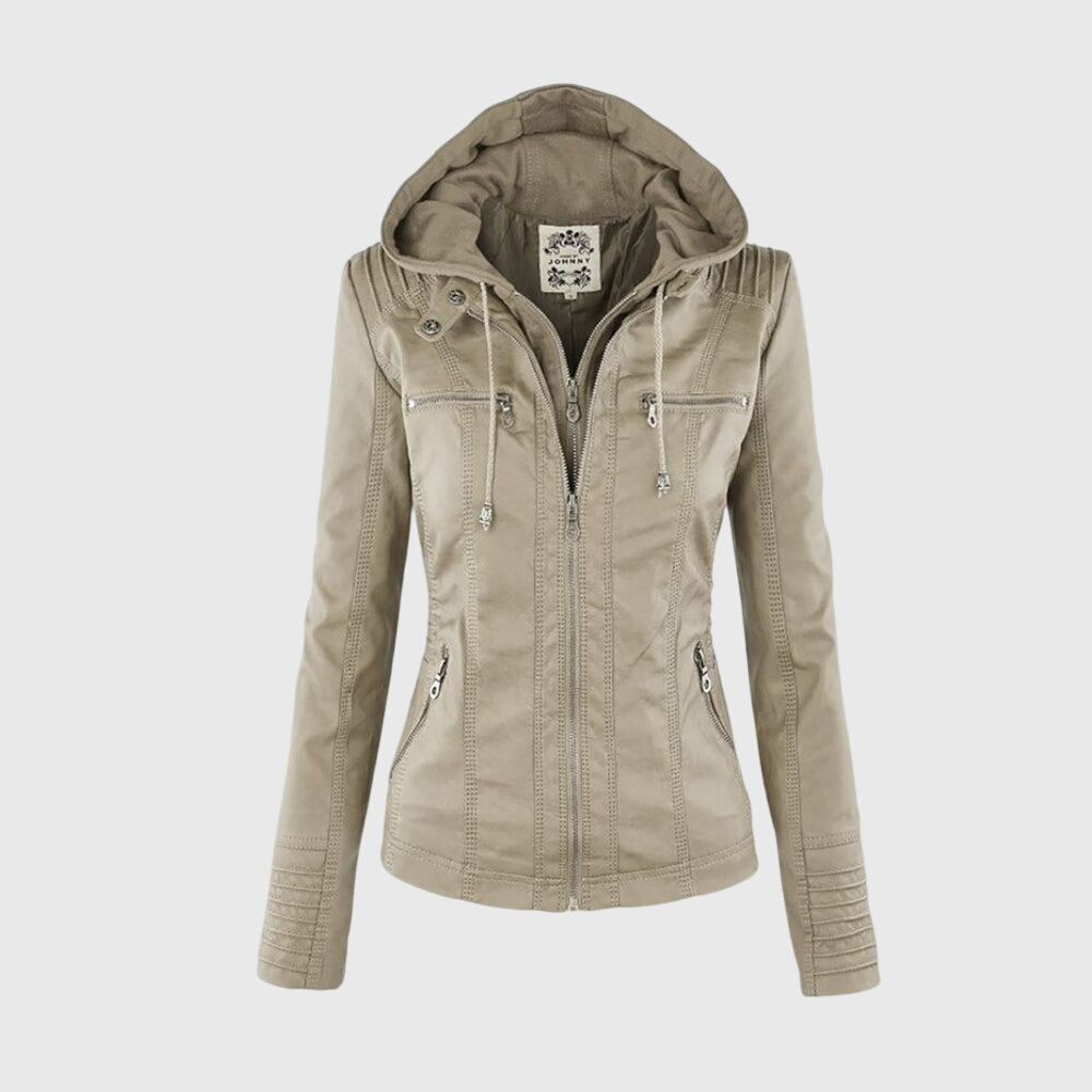 KAROLINE™ La chaqueta de cuero elegante y única