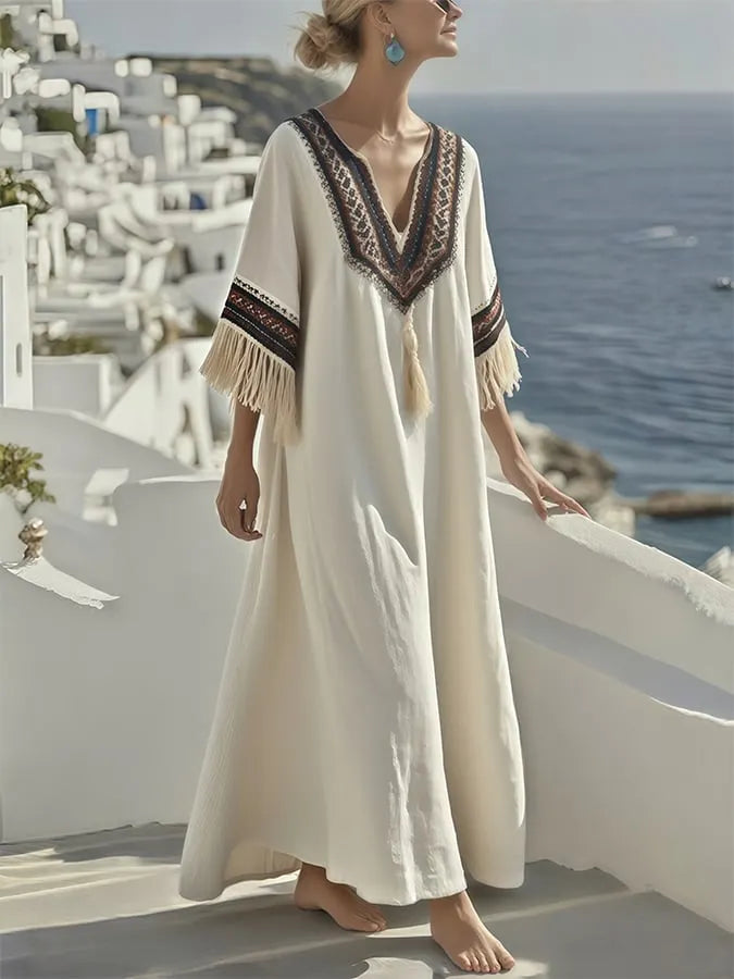 Women's Summer Cotton&Linen Dress