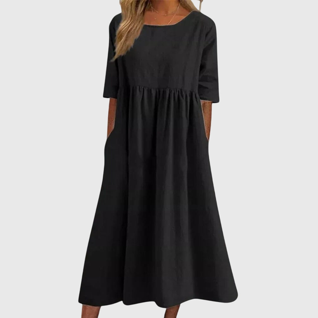 Haisley™ | Elegantní šaty s krátkým rukávem
