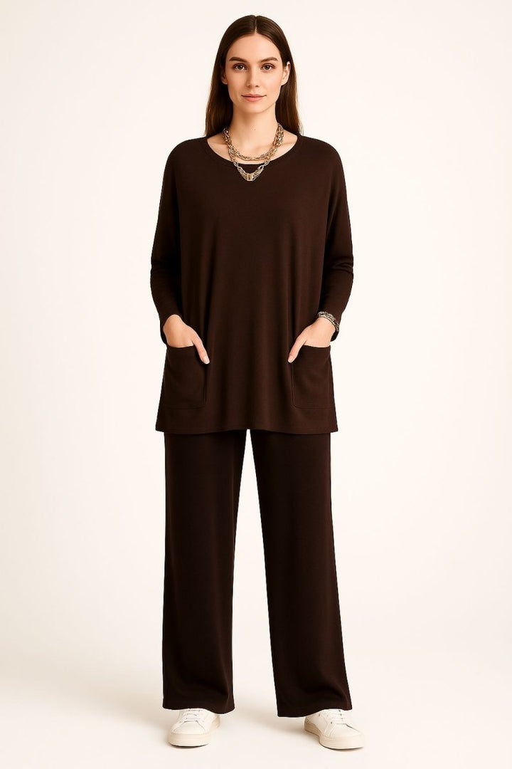 Barbara Long Top & Pants Set