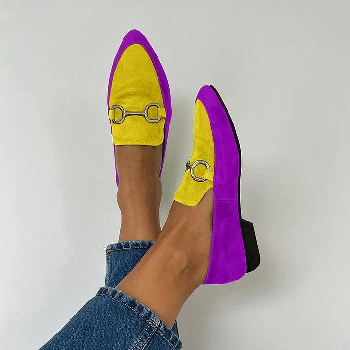 Mocassins bicolores