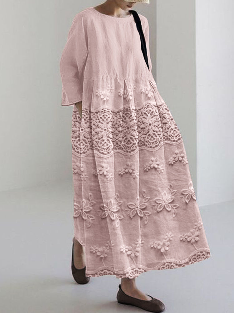 Isabella™ - Robe imprimée en dentelle