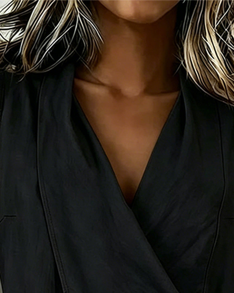 Farren - Sleeveless Wrap Blouse