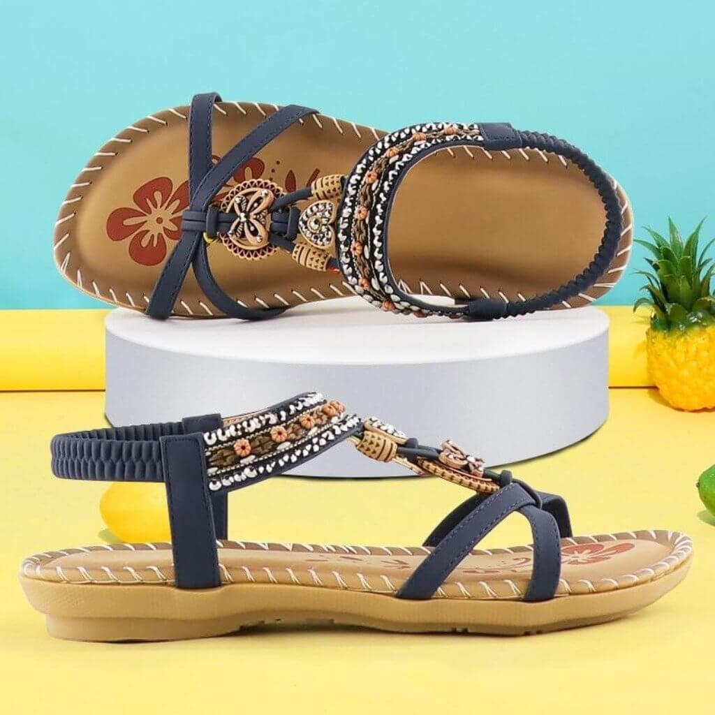 La Havane - Sandales à Élastique & Plateforme Souple