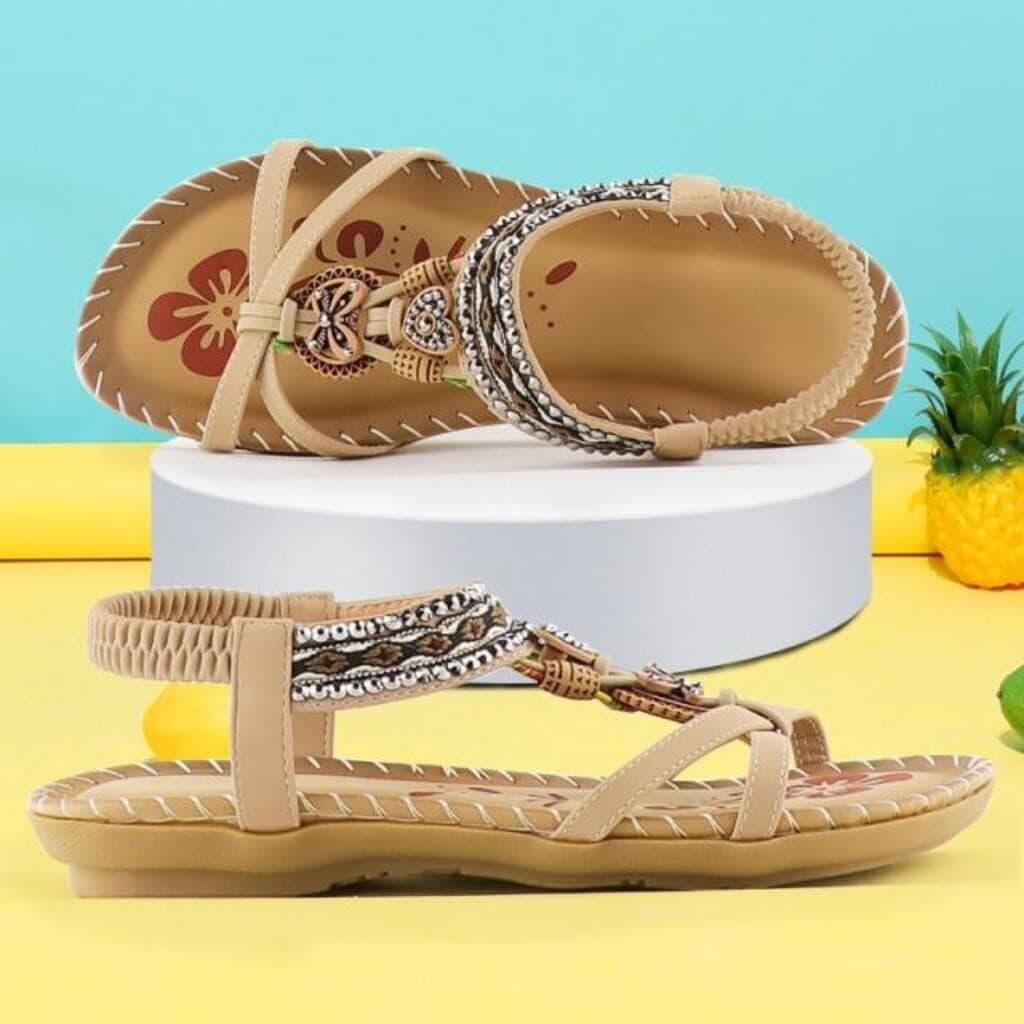 La Havane - Sandales à Élastique & Plateforme Souple