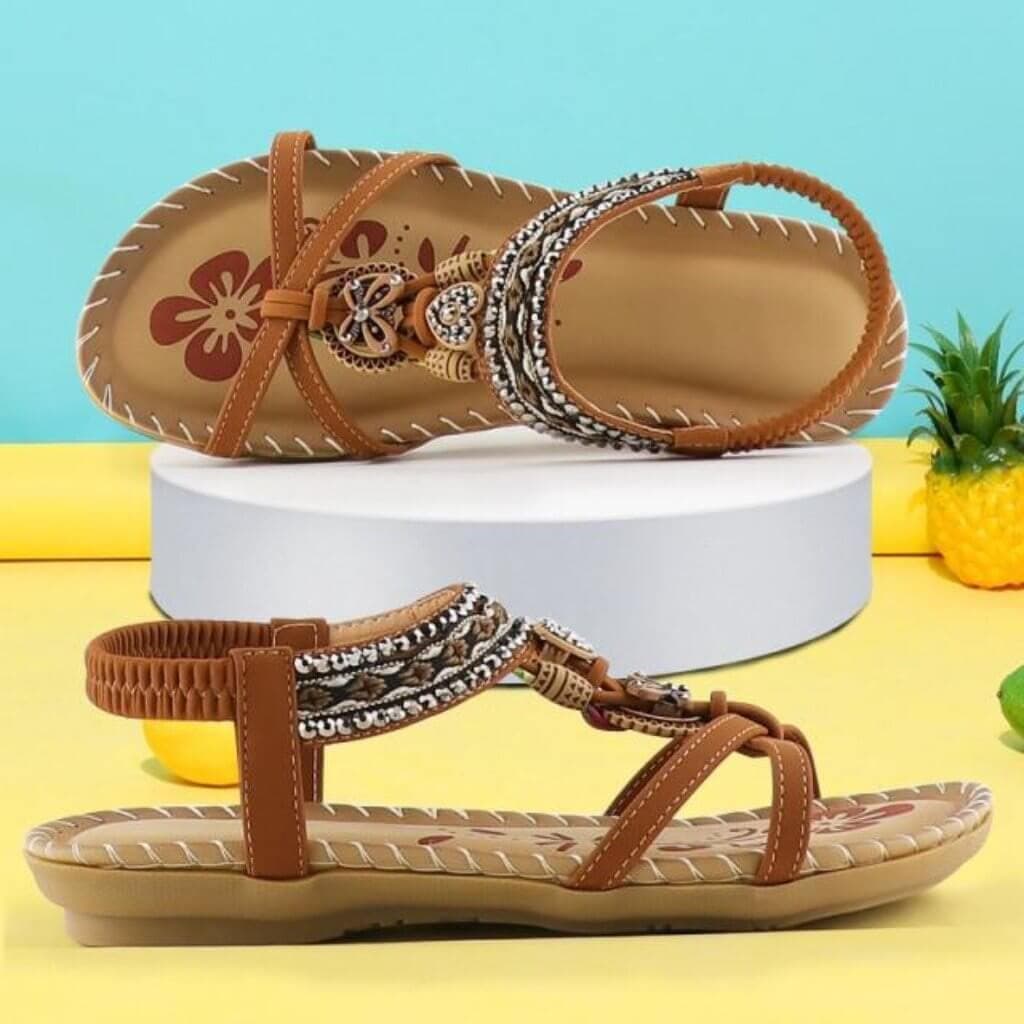 La Havane - Sandales à Élastique & Plateforme Souple