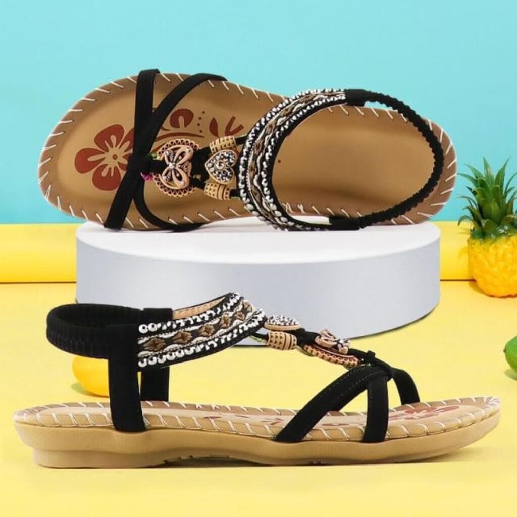 La Havane - Sandales à Élastique & Plateforme Souple