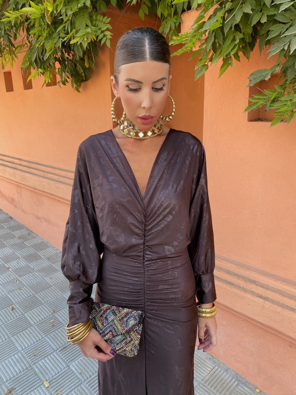 Robe marron Bo