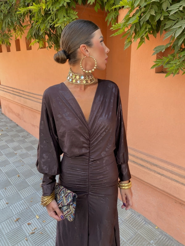 Robe marron Bo