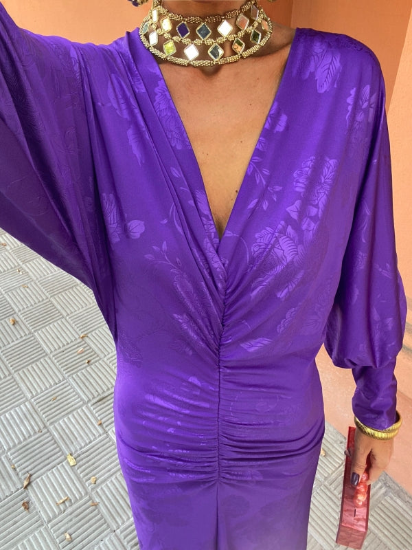 Robe violette Bo