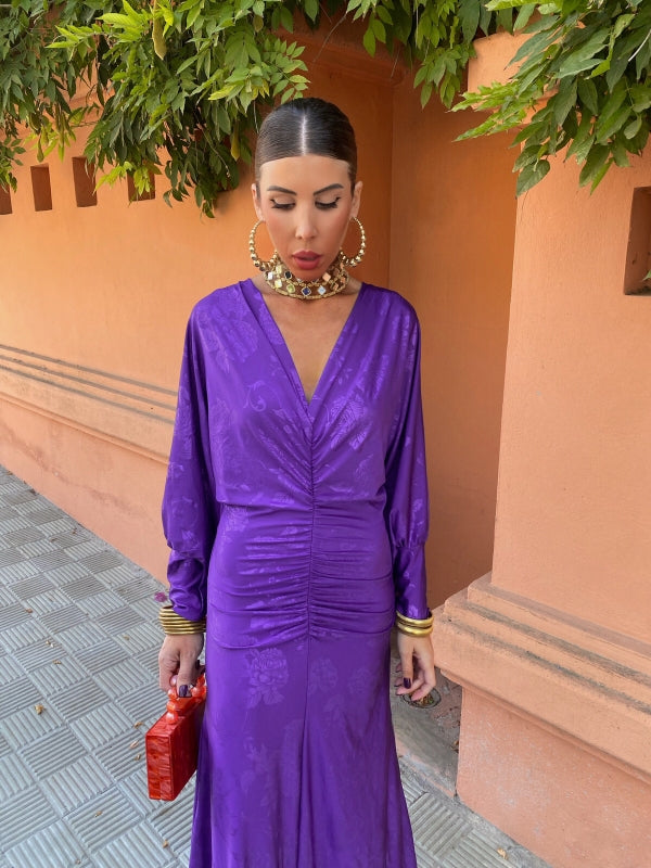 Robe violette Bo