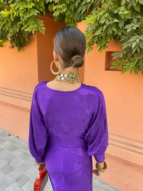 Robe violette Bo