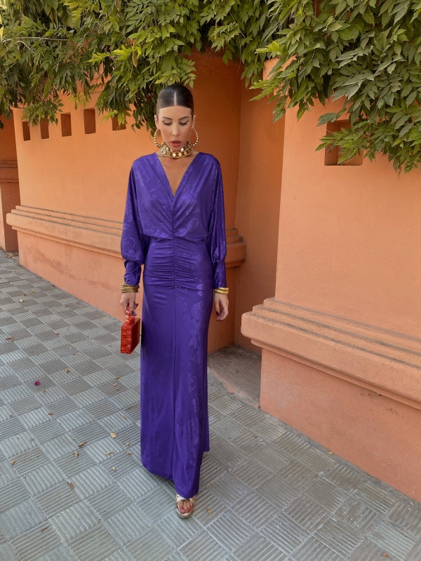 Robe violette Bo