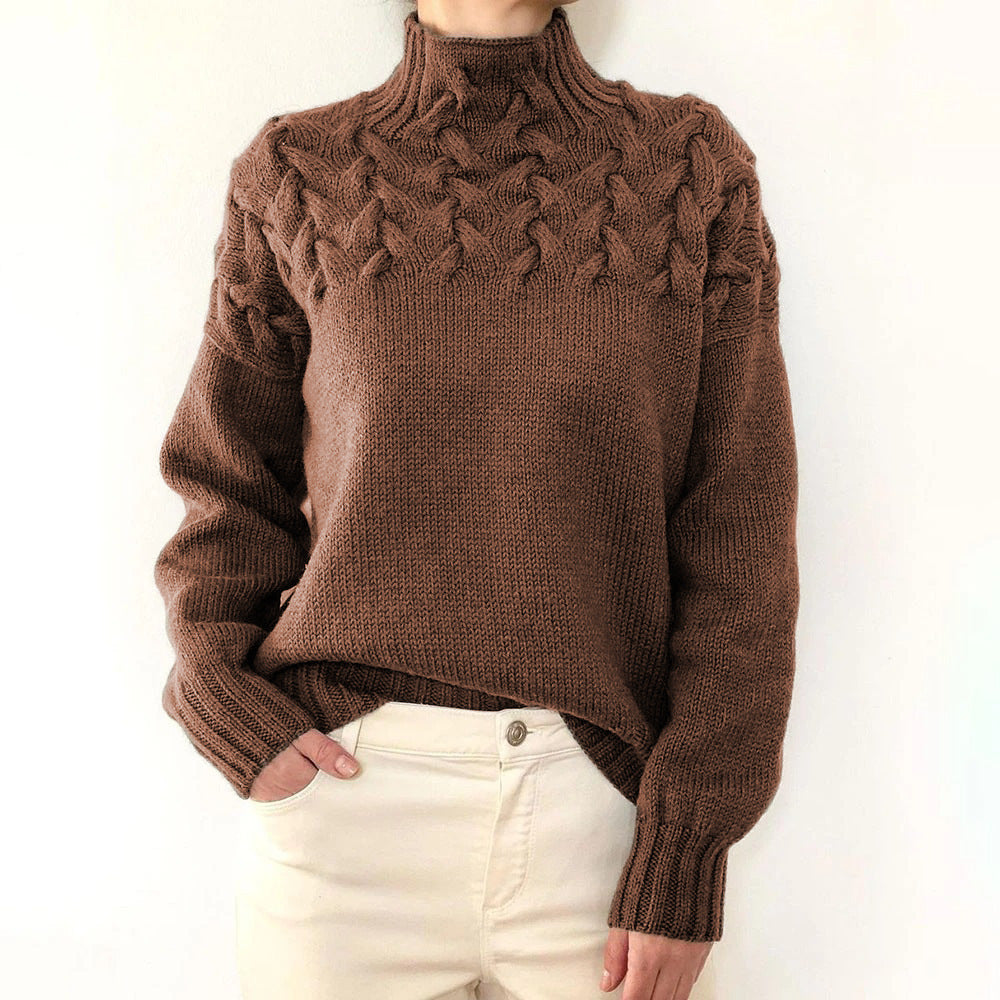 Elena | Col roulé tricoté chaud