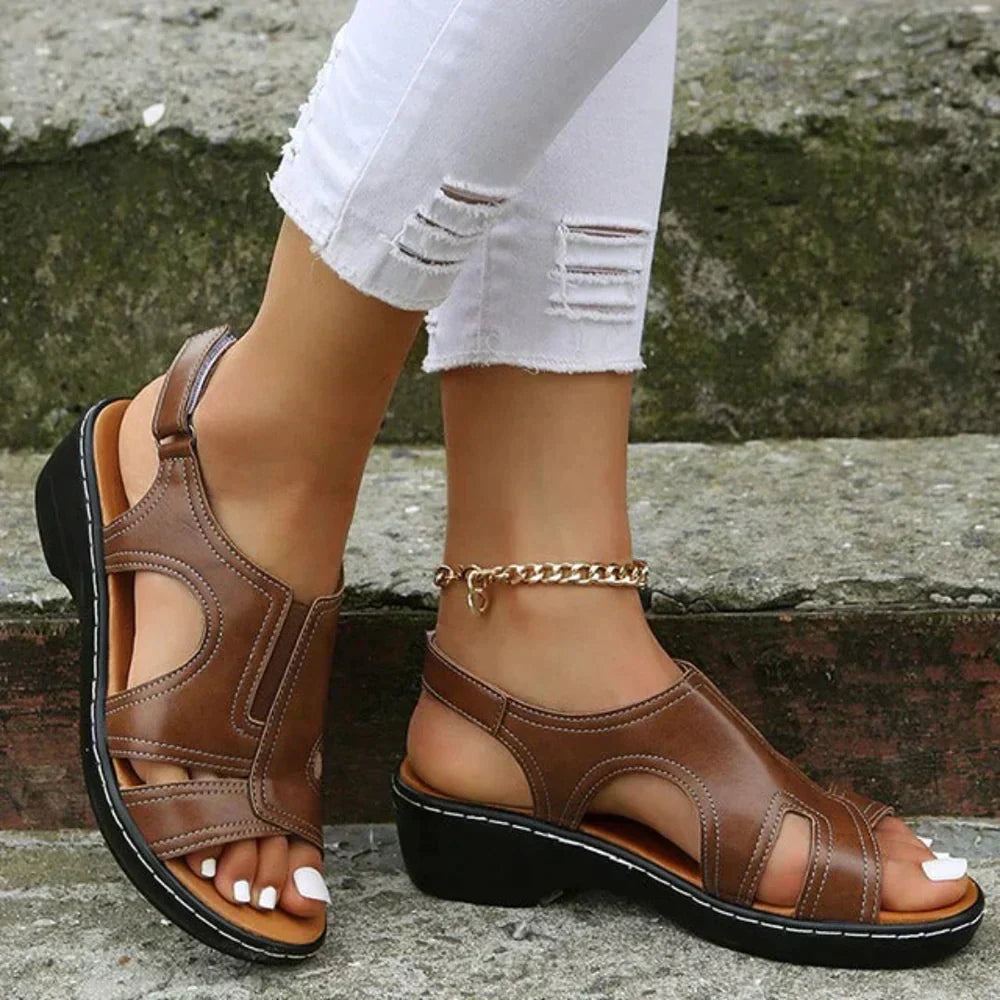 Jolie | Sandalias de Cuero Ortopédicas™