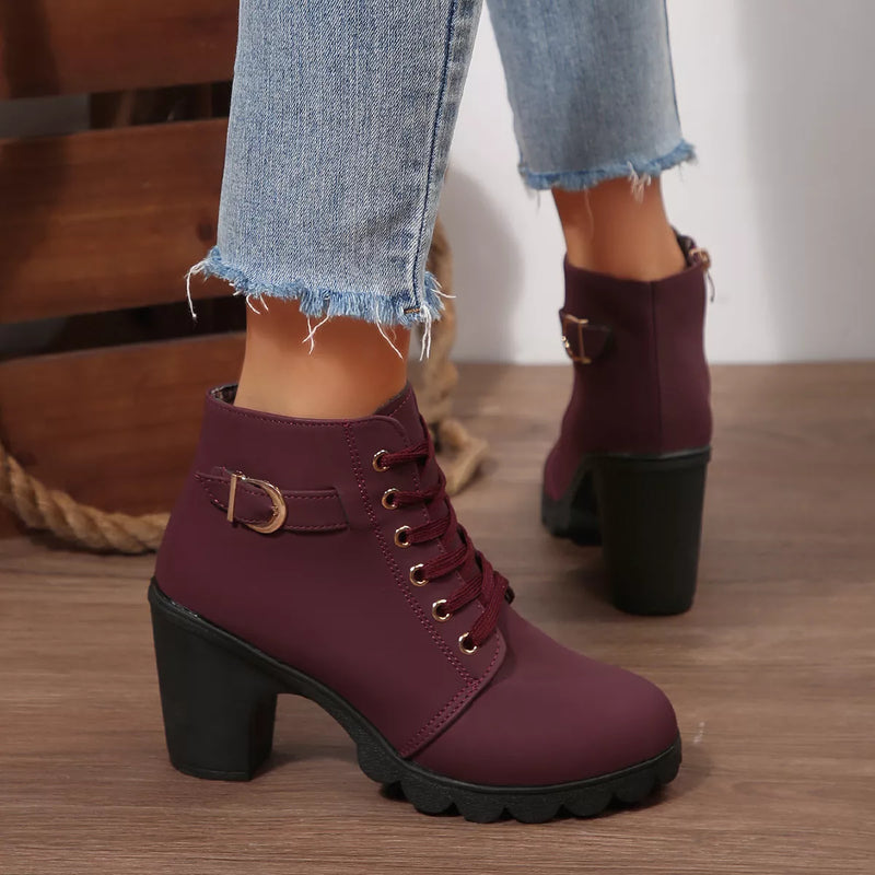 Harper™ | Bottes élégantes à talon carré
