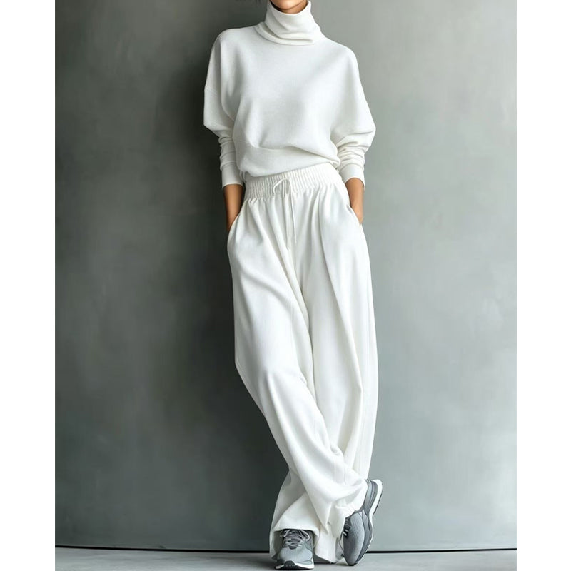 Orianna - Soft-Touch Turtleneck Two-Piece Set