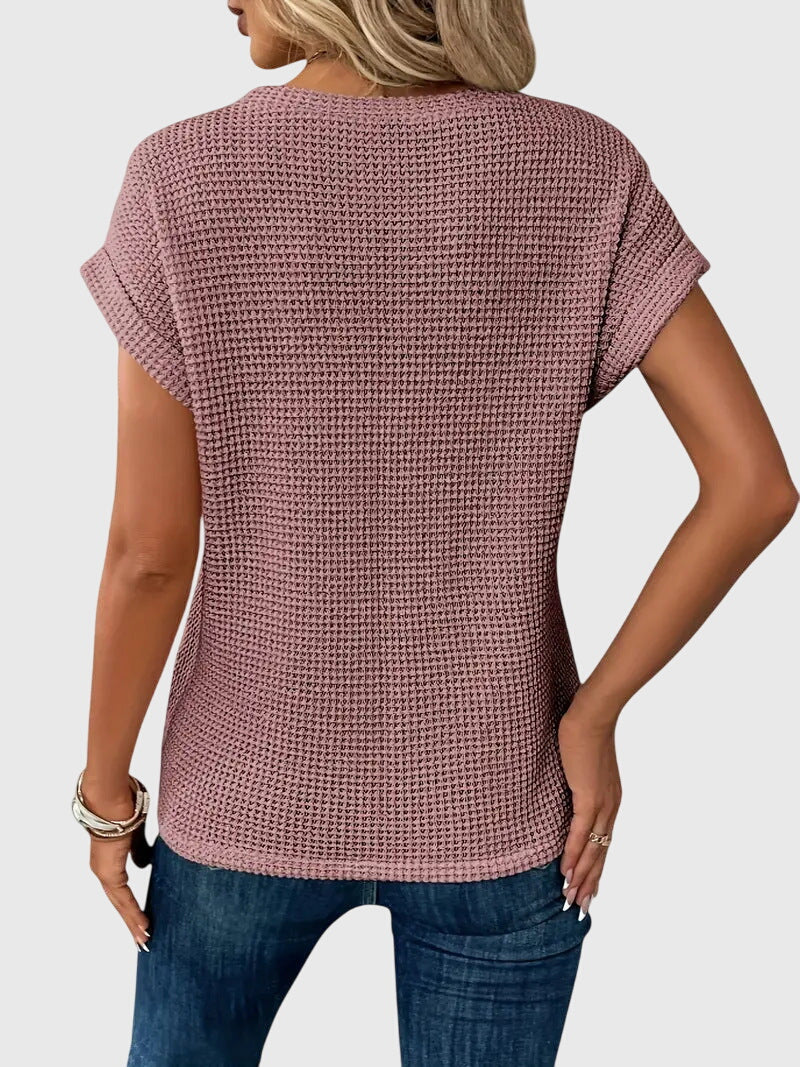 Isa™ | Elegantní halenka s kulatým výstřihem