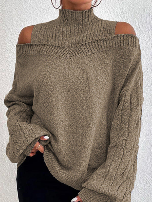 Bonnie | Pull découpé à épaules dénudées