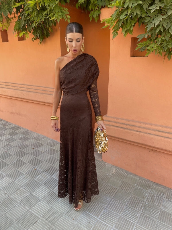 Robe marron Carolina